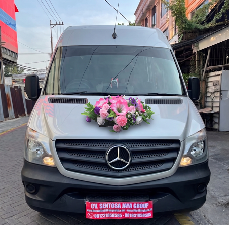 sewa mercy sprinter surabaya, sewa mobil mercy sprinter wedding car surabaya