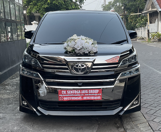 sewa mobil vellfire hitam surabaya, sewa mobil vellfire wedding car surabaya